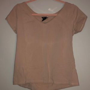 H&M Mauve V-neck tee